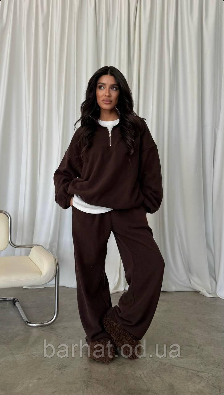 Жіночий теплий костюм флісовий новинка 2025, фото 1