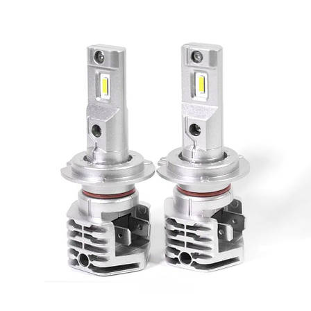 Світлодіодні led лед лампи цоколь H7 12/24V 30W 6000К (біле світло) TM3 MINI TBS Design, компактні без кулера, фото 2