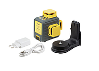 Лазерний рівень нівелір Sigma Високоточний нівелір 3 × 360° Ротаційний нівелір (будівельний акумуляторний)