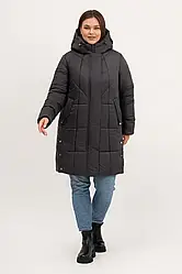 Жіночий зимовий пуховик, розміри 50 - 62