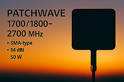 [Патч-антена] 1800-2700 MHz [14 dBi, 20W, SMA-type]