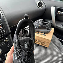 Кросівки чоловічі термо Nike ACG Mountain Fly Gore Tex black grey Найк ГореТекс чорні сірі водостійкий текстиль осінь єврозима, фото 3