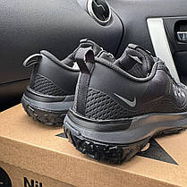 Кросівки чоловічі термо Nike ACG Mountain Fly Gore Tex black grey Найк ГореТекс чорні сірі водостійкий текстиль осінь єврозима, фото 5