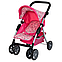 Коляска для ляльок рожева Melogo Квіточки, фото 2