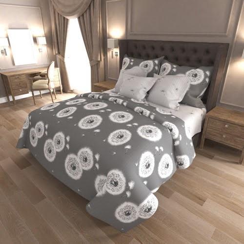 Сімейний комплект постільна білизна бязь «Лоран» з двома підковдрами, фото 1