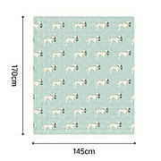 Килимок для пікніка Naturehike 145*170 CNK2350WS010, зелена із собаками