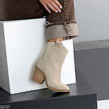 Жіночі черевики козаки, Жіночі ботильйони казаки, Жіночі коричневі козаки, фото 6