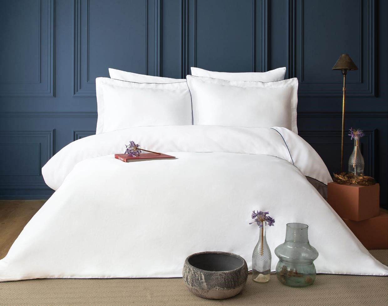 Постельное белье Pupilla Exclusive Satin 200 х 220 см Lara Beyaz, фото 1