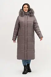 Жіночий зимовий пуховик, розміри 52 - 66
