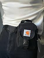 Сумка через плече/на ремінь Carhartt у 4-ох кольорах(Чорний, Сірий, Оранжевий, Коричневий).