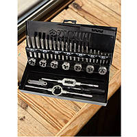 Інструмент слюсарний набір мітчиків і плашок Sigma 32 предмети, Різьбонарізний інструмент Набір мітчиків і плашок