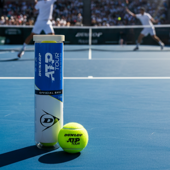М'ячі для тенісу Dunlop ATP TOUR 4B універсальні, фото 1