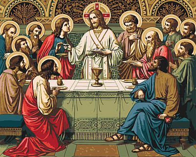 Картина за номерами 40×50 см Kontur. Таємна вечеря DS0675