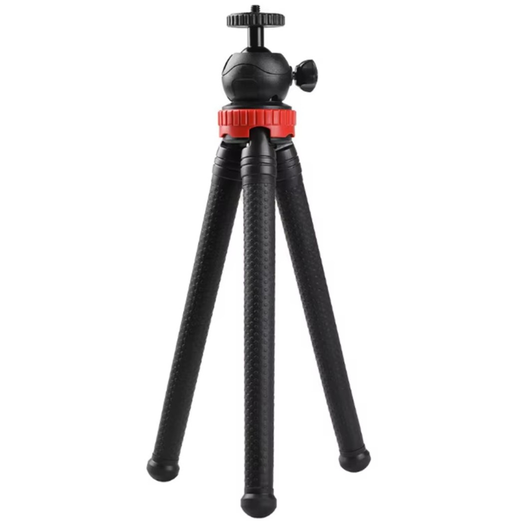 Гнучкий штатив восьминіг Primo Octopus Big - Black/Red, фото 1