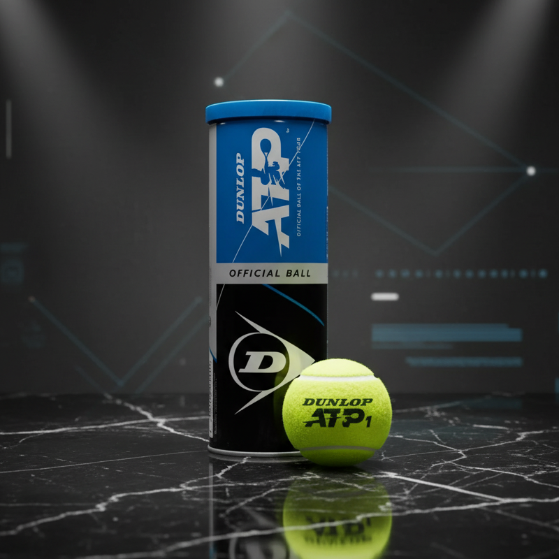 М'ячі для тенісу Dunlop ATP Official 3B преміум схвалено ITF, фото 1