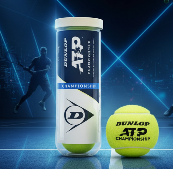 М'ячі для тенісу Dunlop ATP CHAMPIONSHIP 3B (Великобританія), фото 1