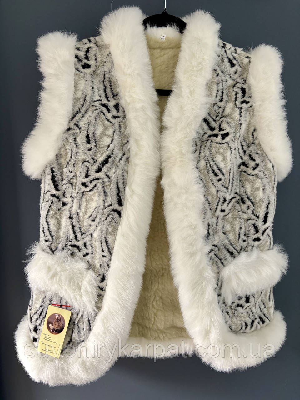 Жилет жіночий з овечої шерсті 44 розмір, фото 1