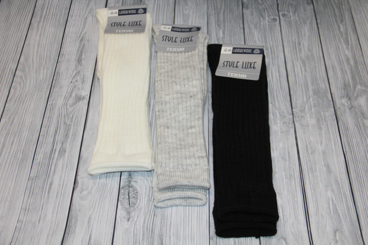 Гольфи жіночі в рубчик із товстої вовни НЛ 36-40 асорті, фото 1