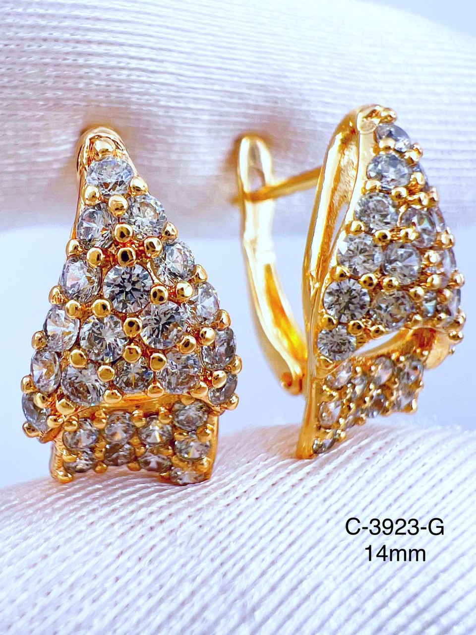 Сережки Xuping позолота