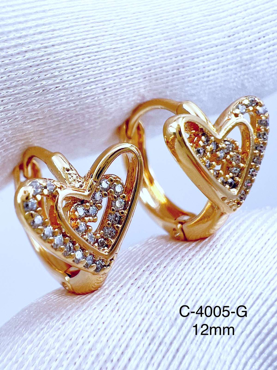 Сережки Xuping позолота