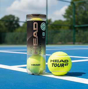Тенісні м’ячі Head Tour XT 3 шт | М’ячі для хардових та грунтових кортів