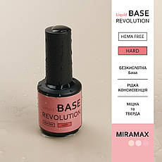 MIRAMAX LIQUID BASE HARD HEMA FREE, 15 мл, Рідка тверда база безкислотна