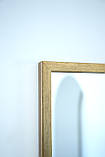 Настінне дзеркало на повний зріст в рамі 165*50 золотисте, фото 3