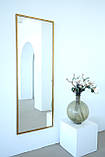 Настінне дзеркало на повний зріст в рамі 165*60 золотисте, фото 2