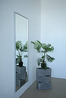 Настінне дзеркало на повний зріст в рамі 170*70 сріблясте