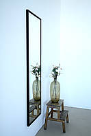 Настінне дзеркало на повний зріст в рамі 165*50 чорне