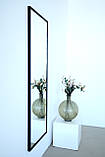 Настінне дзеркало на повний зріст в рамі 165*60 чорне, фото 3