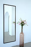 Настінне дзеркало на повний зріст в рамі 170*60 чорне, фото 2