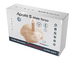 Напівторс зі знімним фаллоїмітатором на присоску SilexD Male Torso Apollo Caramel S