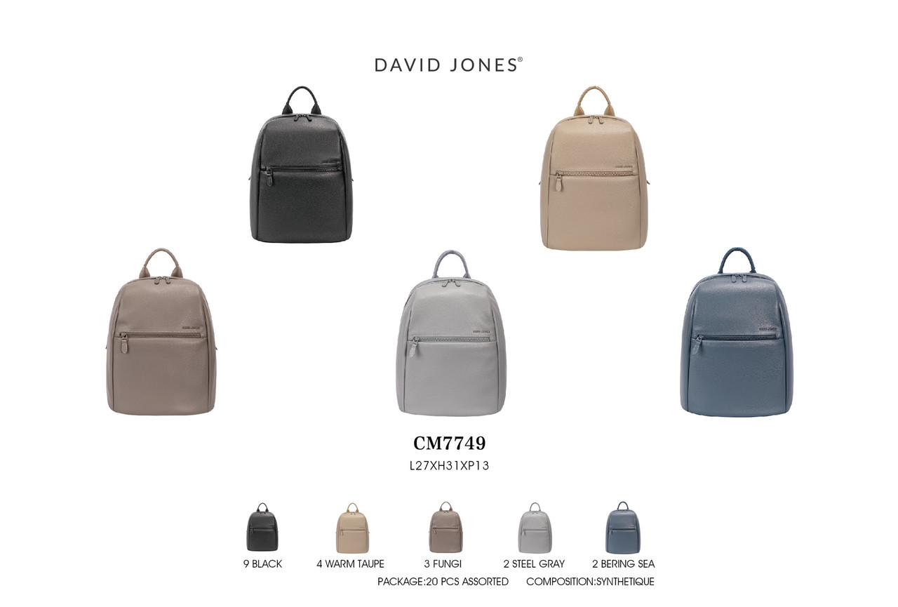 Жіночий рюкзак D.Jones 7749 жіночі рюкзаки оптом David Jones (Девід Джонс) Одеса 7 км, фото 1