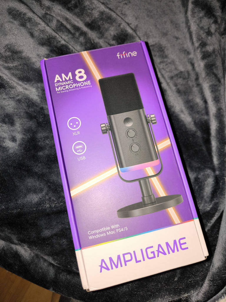 Динамічний мікрофон Fifine AM8 Студійний мікрофон динамічний XLR/USB - фото покупців 1