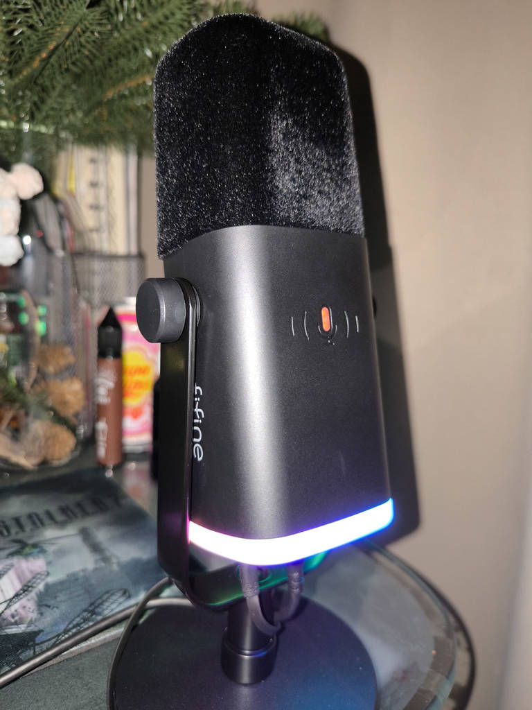 Динамічний мікрофон Fifine AM8 Студійний мікрофон динамічний XLR/USB - фото покупців 4