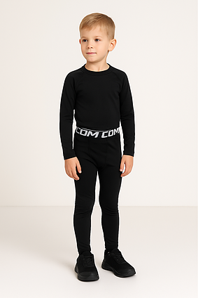 Термобілизна дитяча утеплена Boelginol 130 см чорний