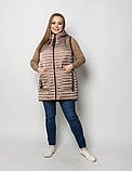 Легкий стьобаний жилет жіночий. М-1130, фото 4