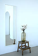 Настінне дзеркало на повний зріст в рамі 165*50 біле