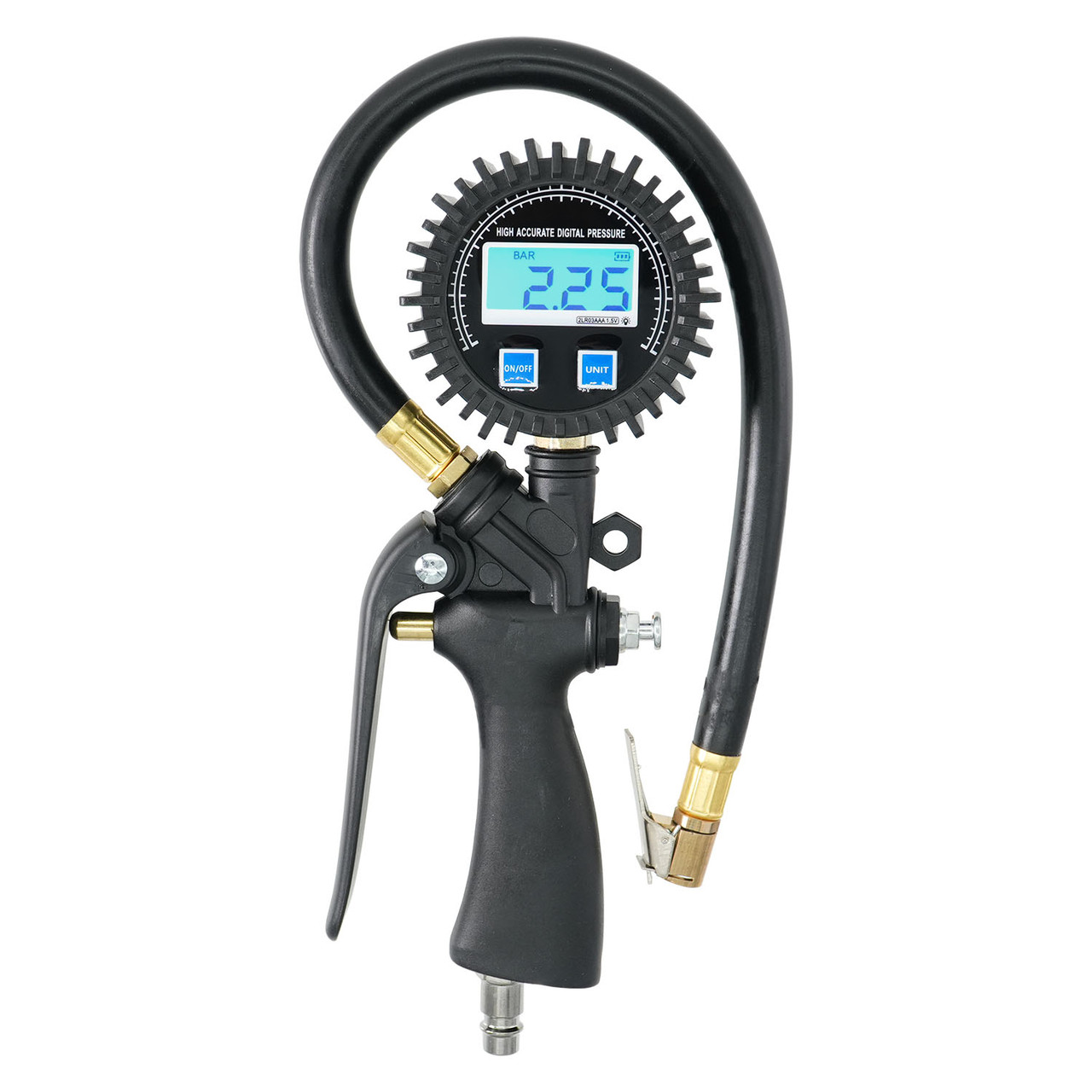 Пистолет для подкачки колес с цифровым манометром PROFESSIONAL AIRKRAFT SDG-86006, фото 1