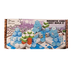 Конструктор магнітний 895-1А Minecraft Сніговий замок 32 деталі