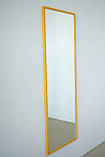 Настінне дзеркало на повний зріст в рамі 165*60 жовте, фото 3
