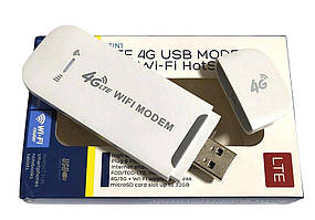 4G LTE/3G USB Wi-Fi модем роутер H760UFI-2521 (В1/В3), 150 Мбіт/с, Plug & Play, білий