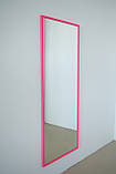 Настінне дзеркало на повний зріст в рамі 170*70 рожеве, фото 2