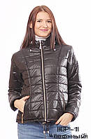 Чёрная демисезонная женская курточка ( КР-1 Черный )