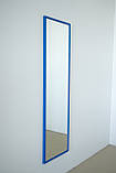 Настінне дзеркало на повний зріст в рамі 165*50 синє, фото 2