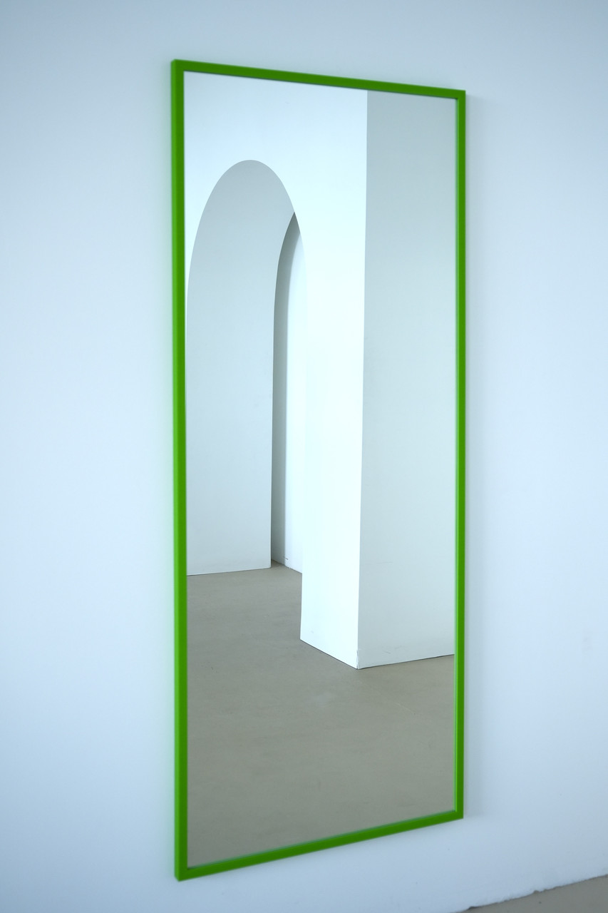 Настінне дзеркало на повний зріст в рамі 170*70 зелене, фото 1