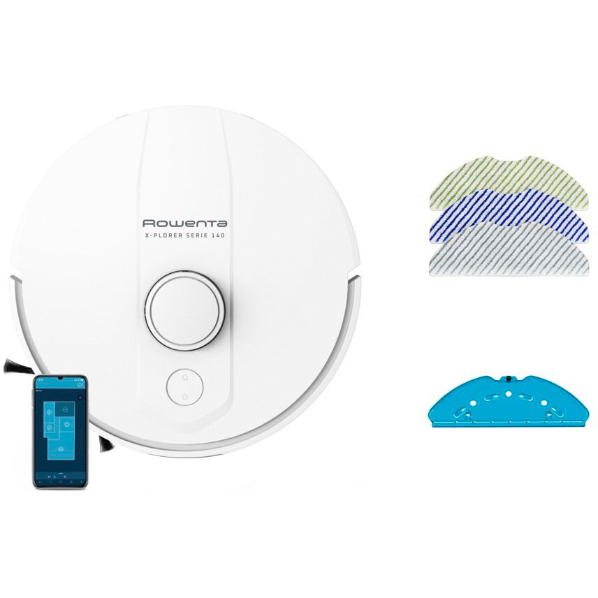 Робот-пилосос Rowenta X-Plorer Serie 140 Total Care RR9177WH, фото 1