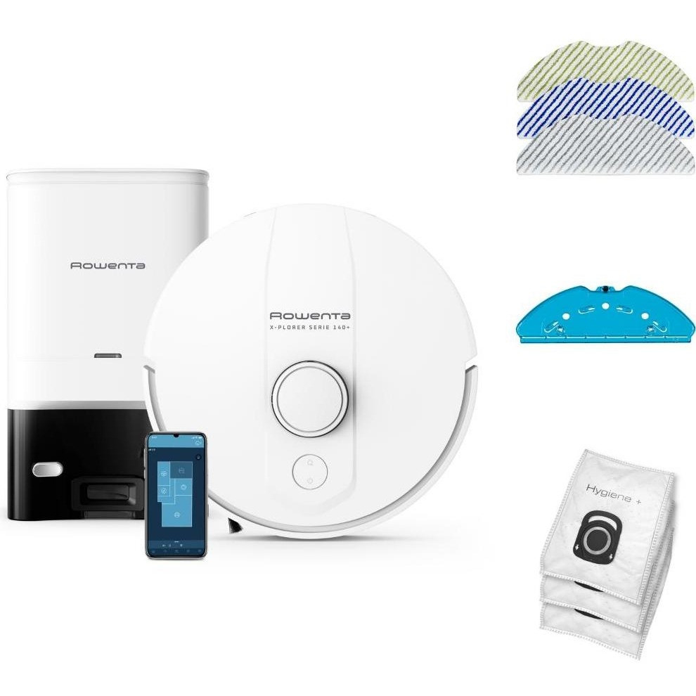 Робот-пилосос Rowenta X-Plorer Serie 140+ Total Care RR9197WH, фото 1