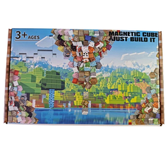 Конструктор 895-8А магнітний Minecraft Кубічний світ 71 деталь